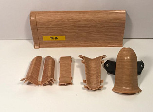 Плинтус Плинтус Ideal Comfort 55mm Дуб 201 фото 1 | FLOORDEALER